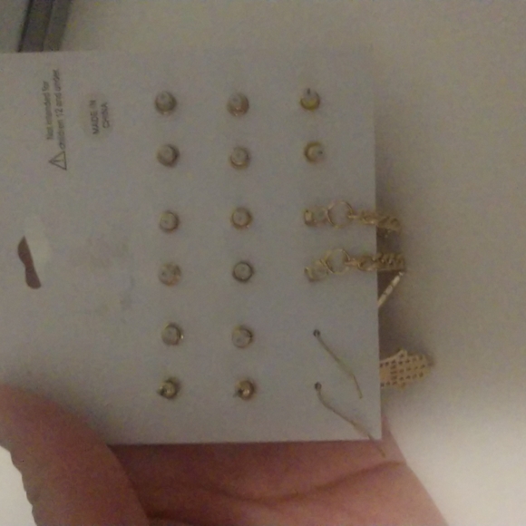 Ashley Cooper Earrings set of nine gold - Picture 2 of 2